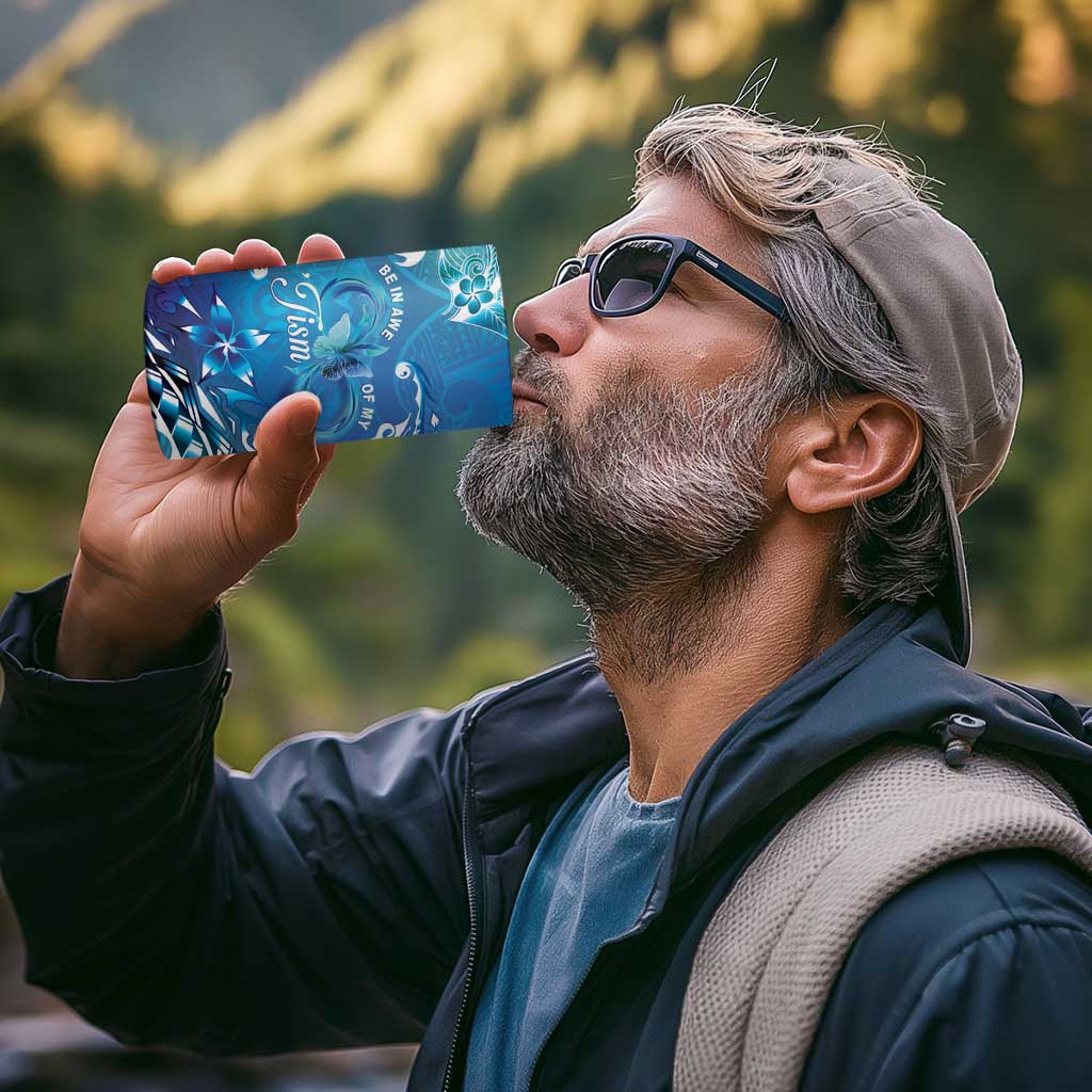 Polynesia Autism Awareness 4 in 1 Can Cooler Tumbler Be In Awe Of My 'Tism