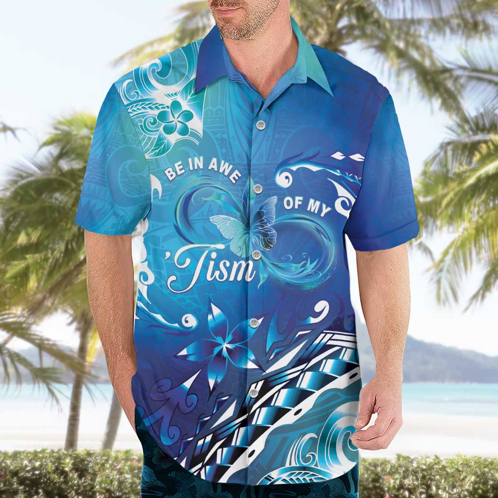 Polynesia Autism Awareness Hawaiian Shirt Be In Awe Of My 'Tism