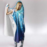 Polynesia Autism Awareness Hooded Blanket Be In Awe Of My 'Tism