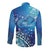 Polynesia Autism Awareness Long Sleeve Button Shirt Be In Awe Of My 'Tism