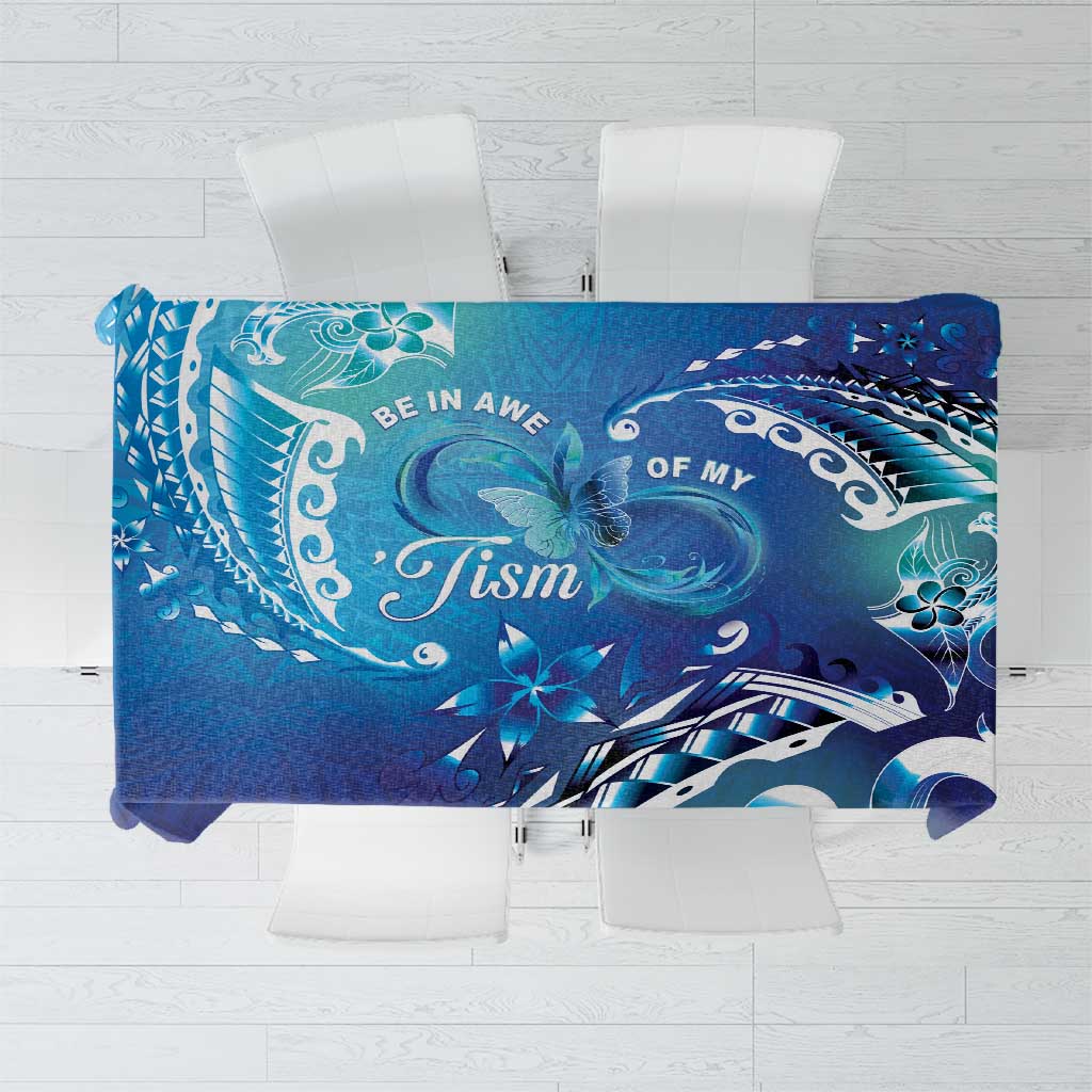 Polynesia Autism Awareness Tablecloth Be In Awe Of My 'Tism