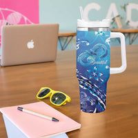 Polynesia Autism Awareness Tumbler With Handle Be In Awe Of My 'Tism