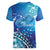 Polynesia Autism Awareness Women V-Neck T-Shirt Be In Awe Of My 'Tism