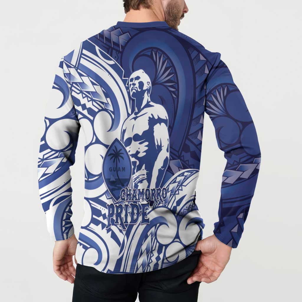 Guam Chief Kepuha Button Sweatshirt Chamorro Pride