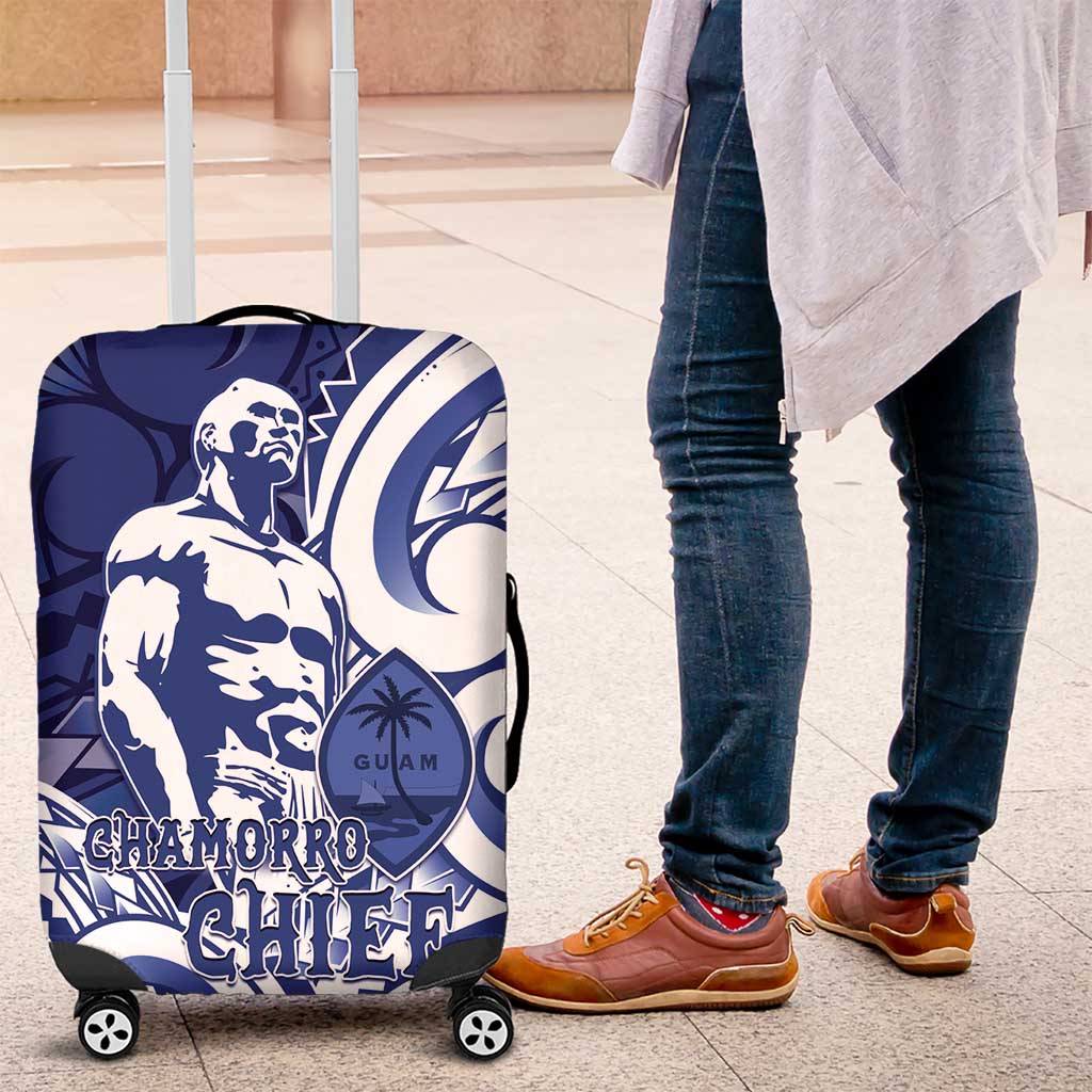 Guam Chief Kepuha Luggage Cover Chamorro Pride