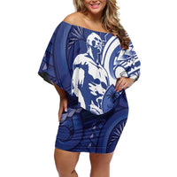 Guam Chief Kepuha Off Shoulder Short Dress Chamorro Pride