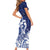 Guam Chief Kepuha Short Sleeve Bodycon Dress Chamorro Pride