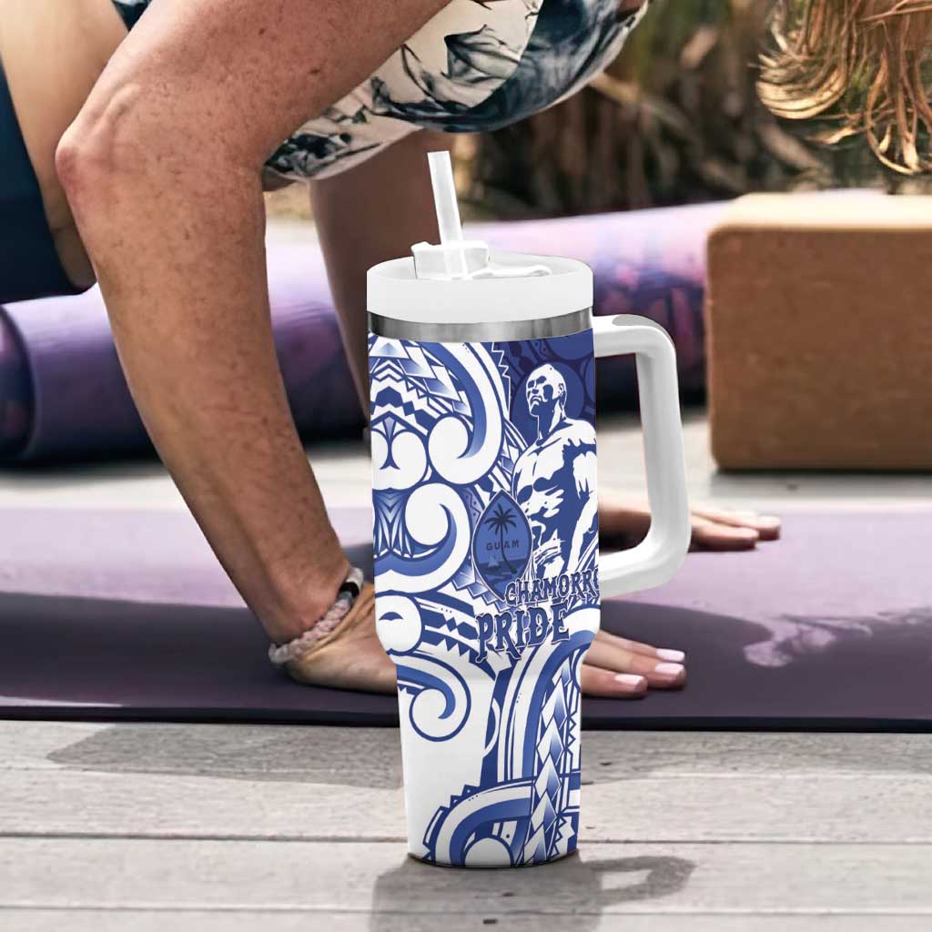 Guam Chief Kepuha Tumbler With Handle Chamorro Pride