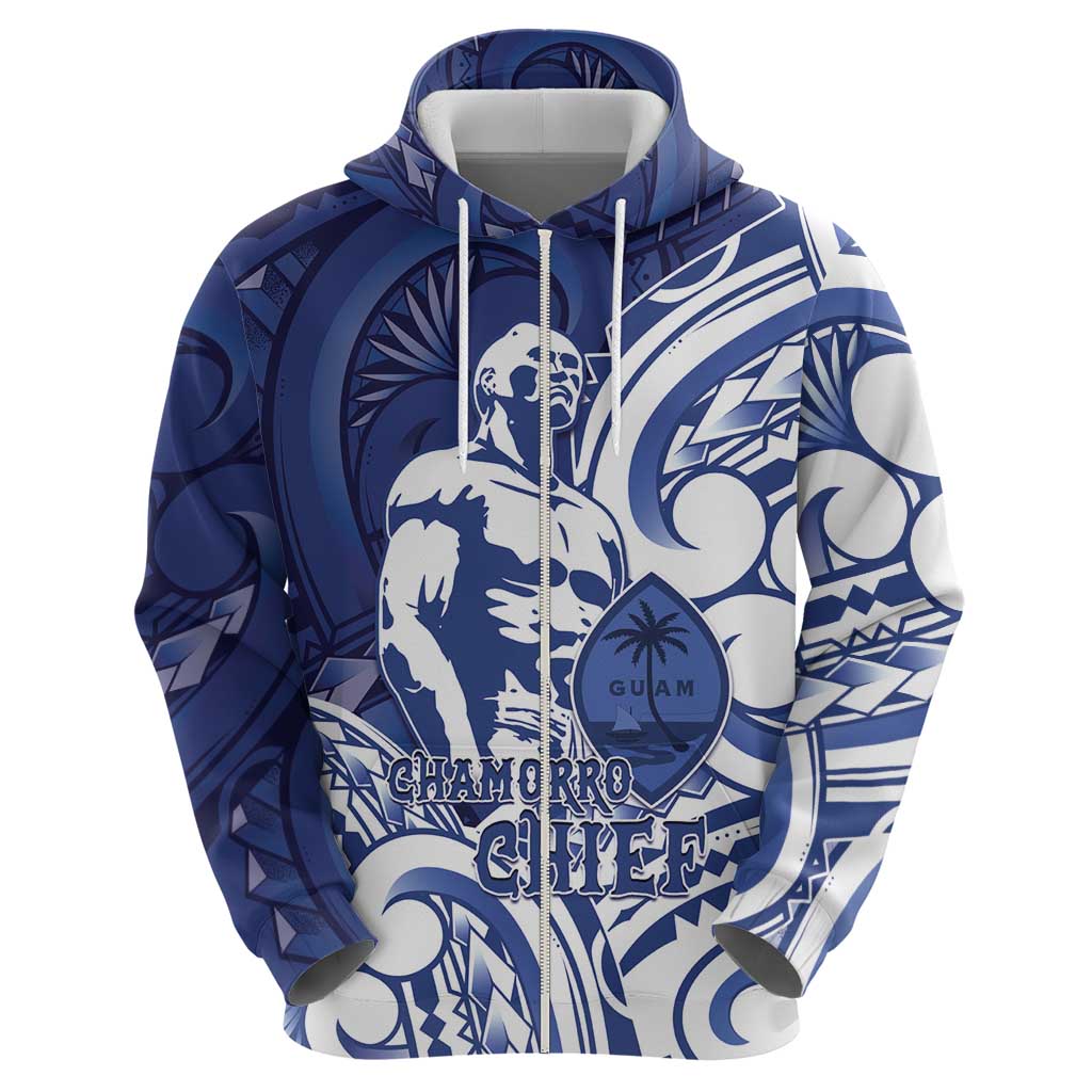 Guam Chief Kepuha Zip Hoodie Chamorro Pride
