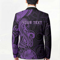 Personalised Lupus Warrior Blazer Never Give Up Polynesian Style