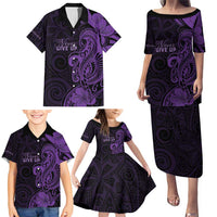 Personalised Lupus Warrior Family Matching Puletasi and Hawaiian Shirt Never Give Up Polynesian Style