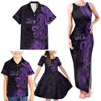 Personalised Lupus Warrior Family Matching Tank Maxi Dress and Hawaiian Shirt Never Give Up Polynesian Style LT05 - Polynesian Pride