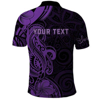 Personalised Lupus Warrior Polo Shirt Never Give Up Polynesian Style