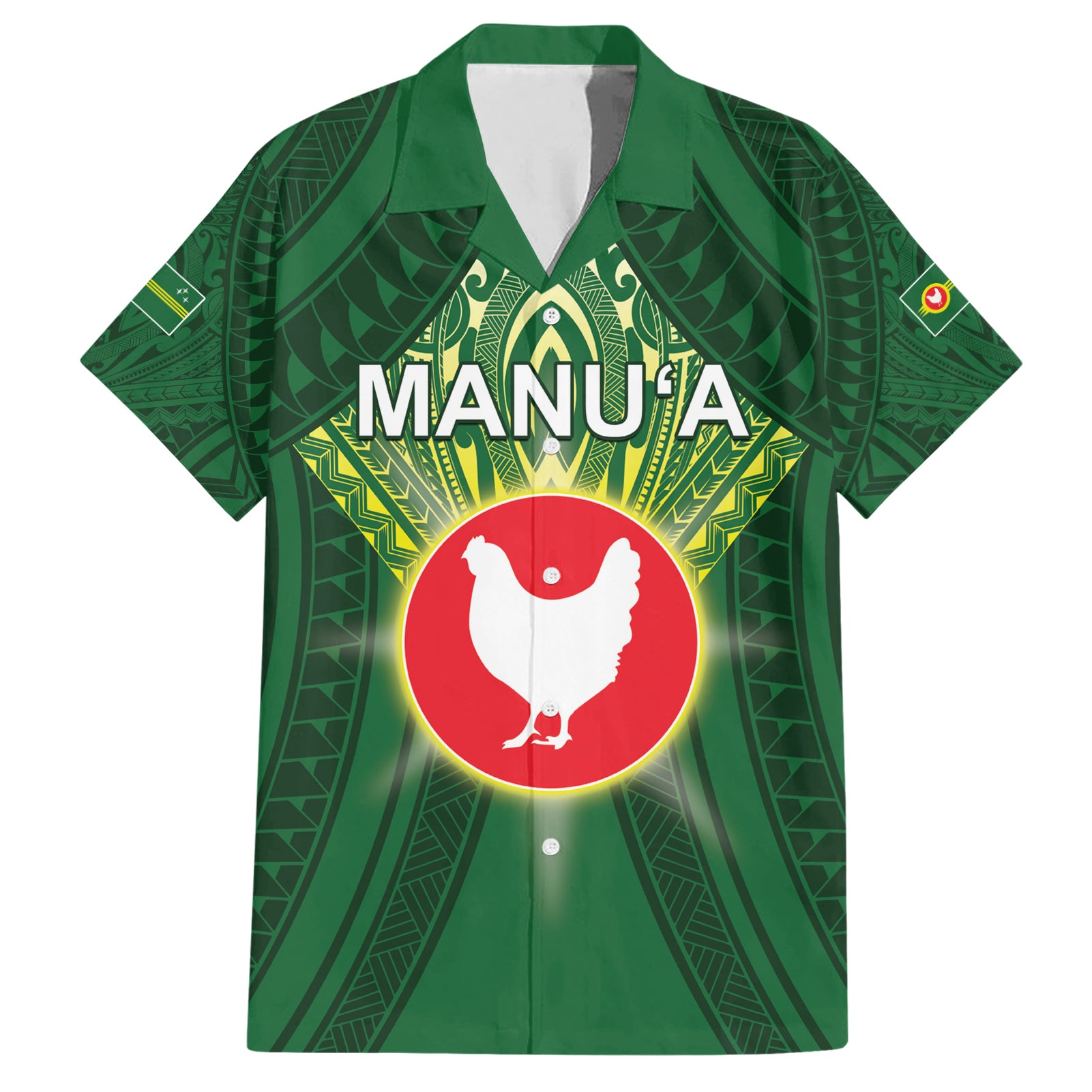 Personalized American Samoa Manu'a Cession Day Hawaiian Shirt With Polynesian Pattern