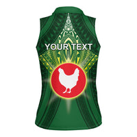 Personalized American Samoa Manu'a Cession Day Women Sleeveless Polo Shirt With Polynesian Pattern