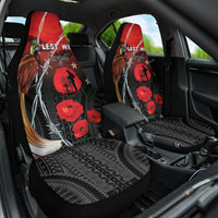 Papua New Guinea Remembrance Day Car Seat Cover Lest We Forget