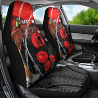 Papua New Guinea Remembrance Day Car Seat Cover Lest We Forget