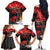 Papua New Guinea Remembrance Day Family Matching Off The Shoulder Long Sleeve Dress and Hawaiian Shirt Lest We Forget