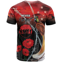 Papua New Guinea Remembrance Day T Shirt Lest We Forget