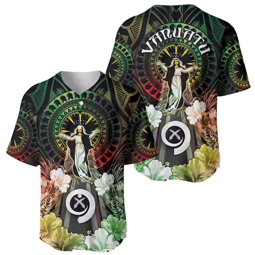 Vanuatu Happy Assumption Day Baseball Jersey