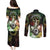 Vanuatu Happy Assumption Day Couples Matching Puletasi and Long Sleeve Button Shirt