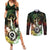 Vanuatu Happy Assumption Day Couples Matching Summer Maxi Dress and Long Sleeve Button Shirt