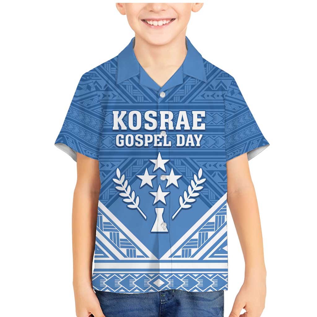 Personalised Kosrae State Gospel Day Family Matching Mermaid Dress and Hawaiian Shirt Simple Style