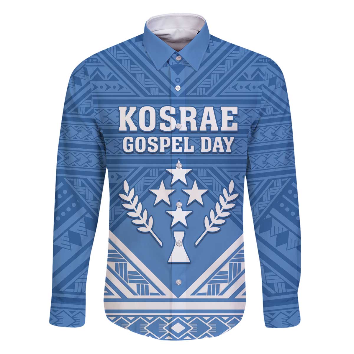 Personalised Kosrae State Gospel Day Family Matching Puletasi and Hawaiian Shirt Simple Style