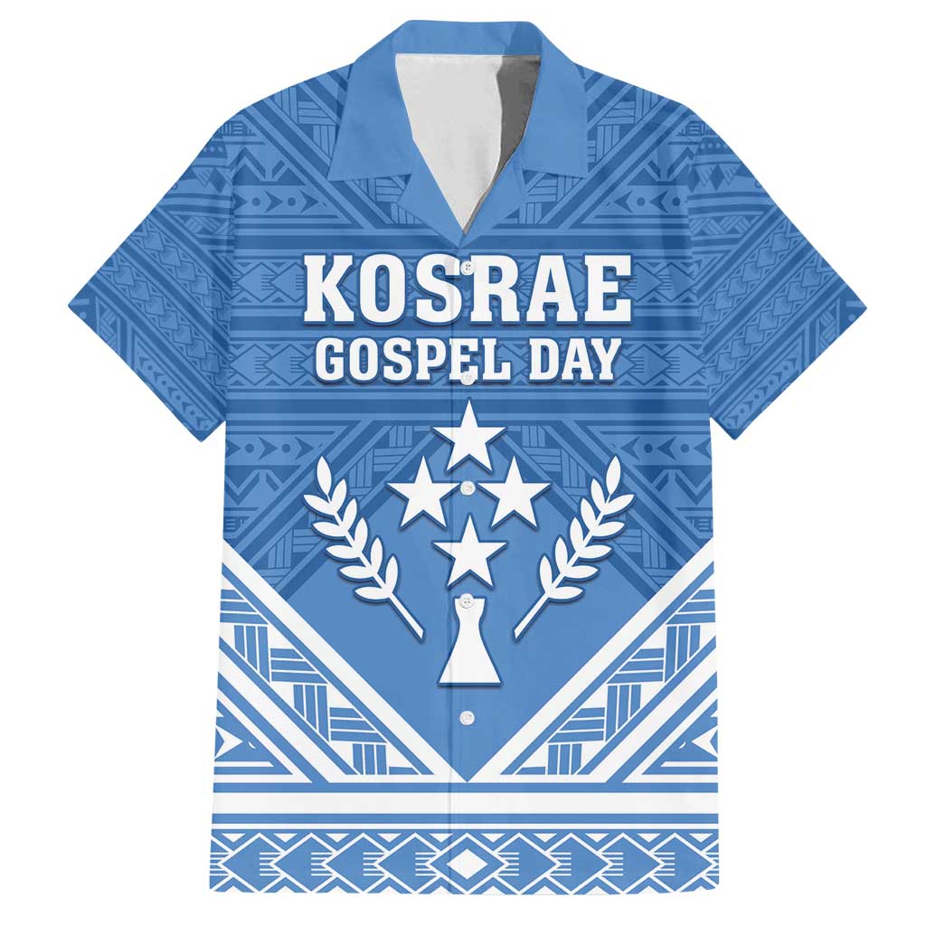 Personalised Kosrae State Gospel Day Family Matching Tank Maxi Dress and Hawaiian Shirt Simple Style