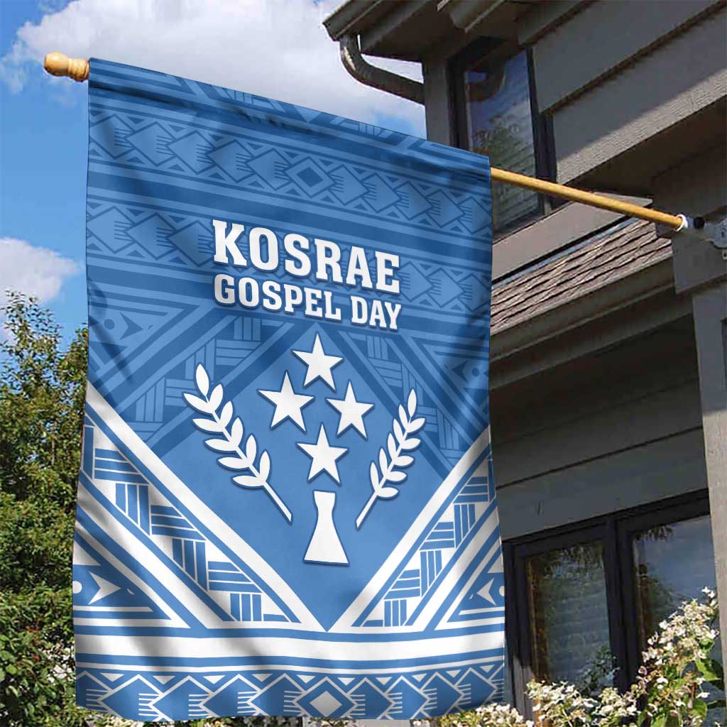 Kosrae State Gospel Day Garden Flag Simple Style