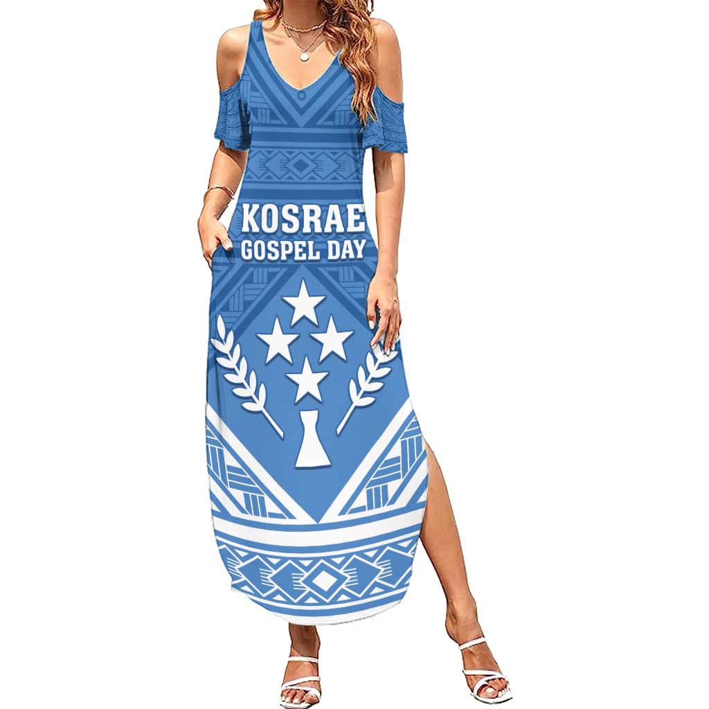 Personalised Kosrae State Gospel Day Summer Maxi Dress Simple Style