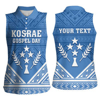 Personalised Kosrae State Gospel Day Women Sleeveless Polo Shirt Simple Style