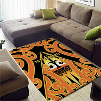 New Zealand Te Tairawhiti Area Rug Maori Koru Pattern LT05 - Polynesian Pride