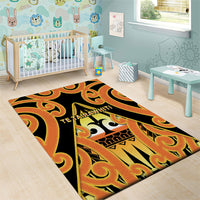 New Zealand Te Tairawhiti Area Rug Maori Koru Pattern LT05 - Polynesian Pride