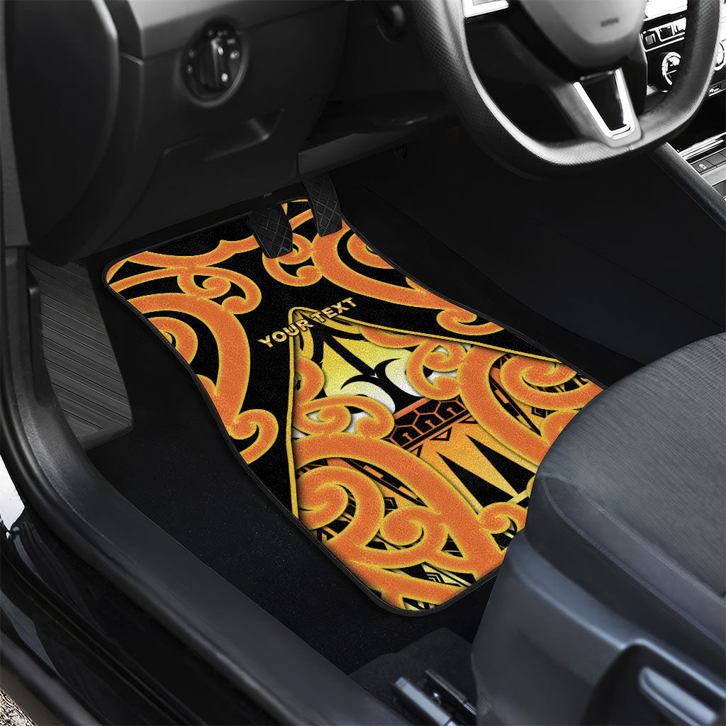Personalised New Zealand Te Tairawhiti Car Mats Maori Koru Pattern LT05 - Polynesian Pride