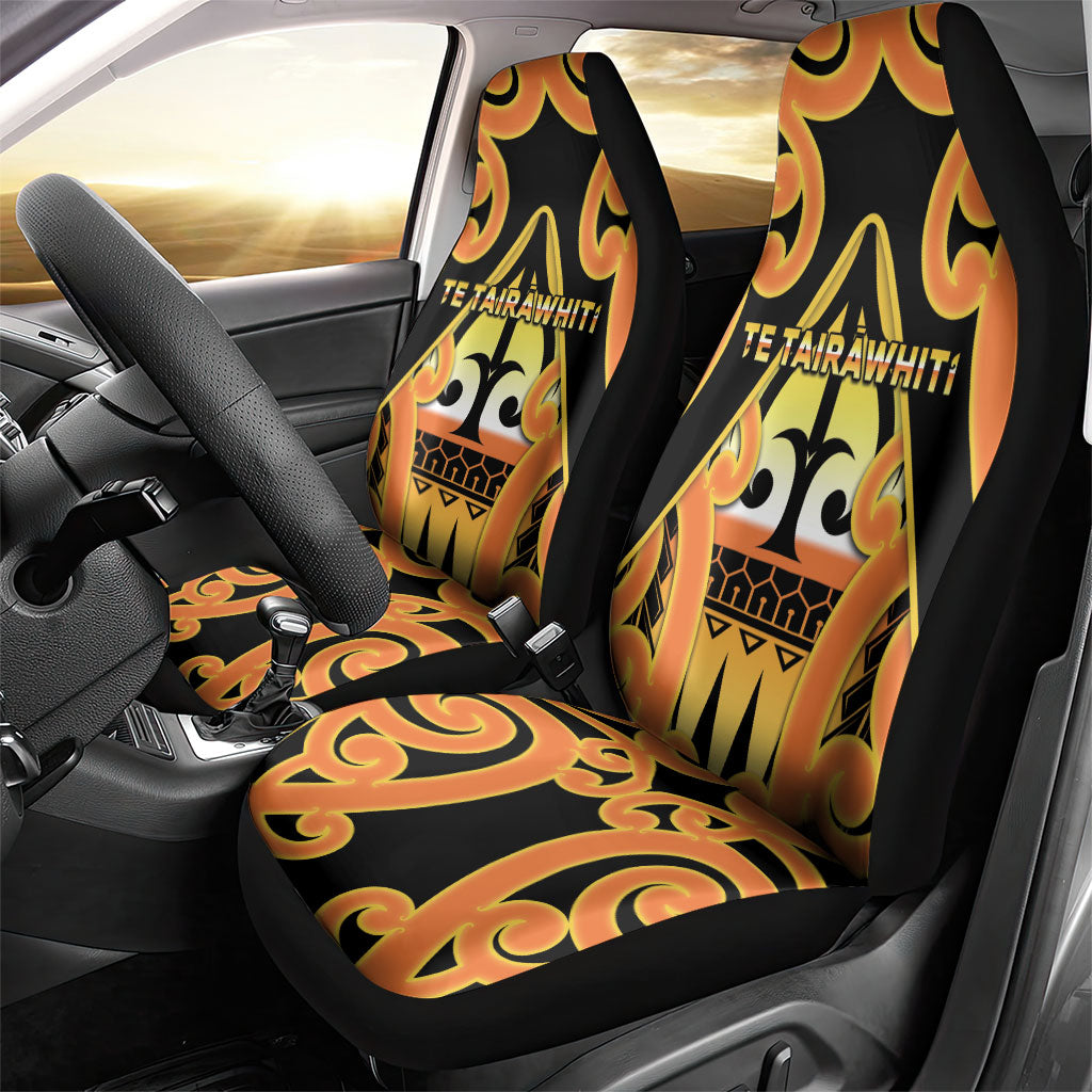 New Zealand Te Tairawhiti Car Seat Cover Maori Koru Pattern LT05 - Polynesian Pride