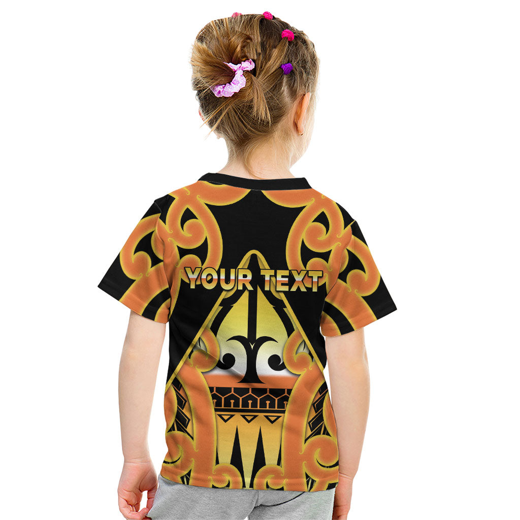 Personalised New Zealand Te Tairawhiti Kid T Shirt Maori Koru Pattern LT05 - Polynesian Pride