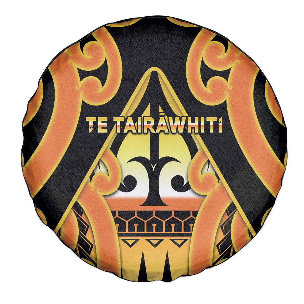 New Zealand Te Tairawhiti Spare Tire Cover Maori Koru Pattern LT05 - Polynesian Pride