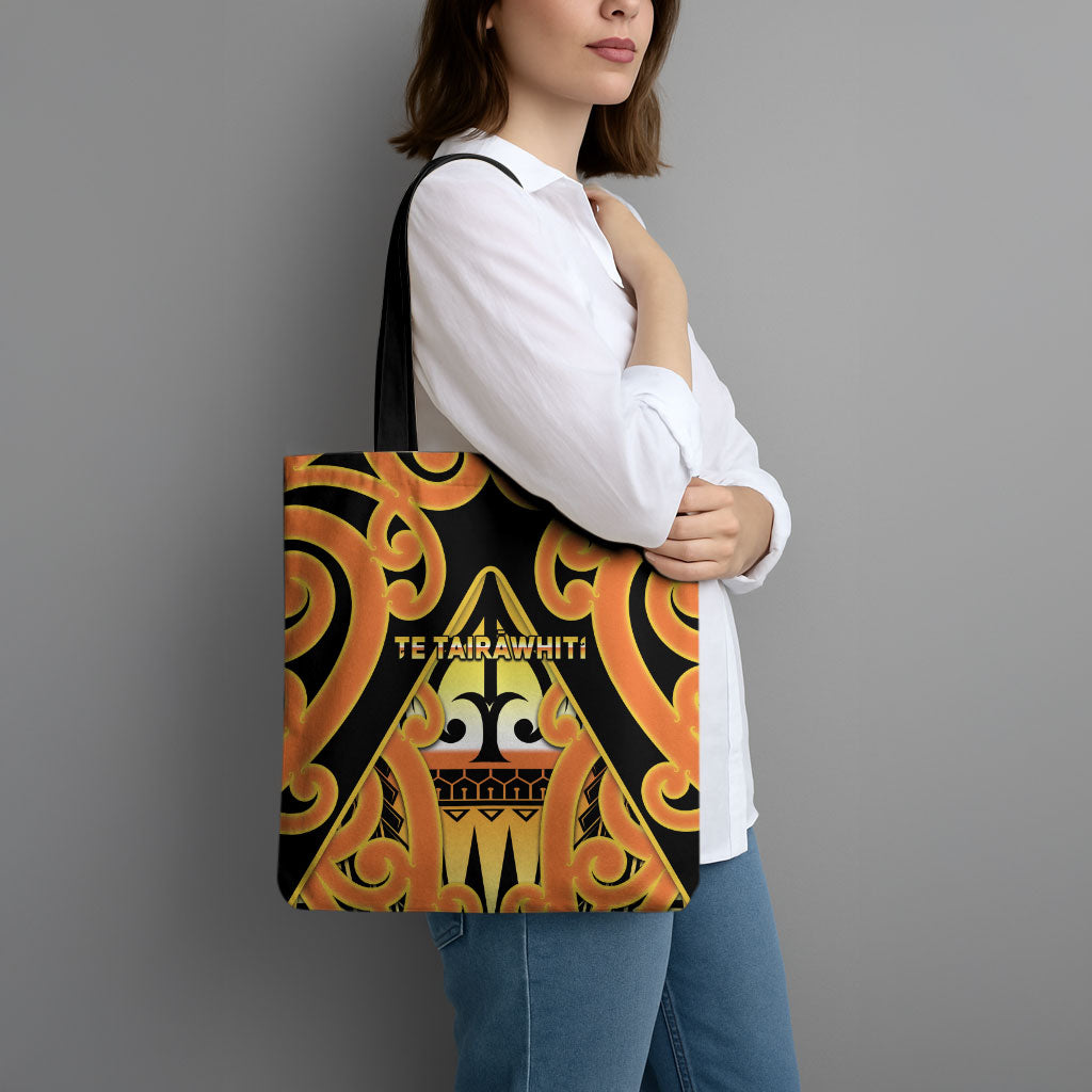 New Zealand Te Tairawhiti Tote Bag Maori Koru Pattern LT05 - Polynesian Pride