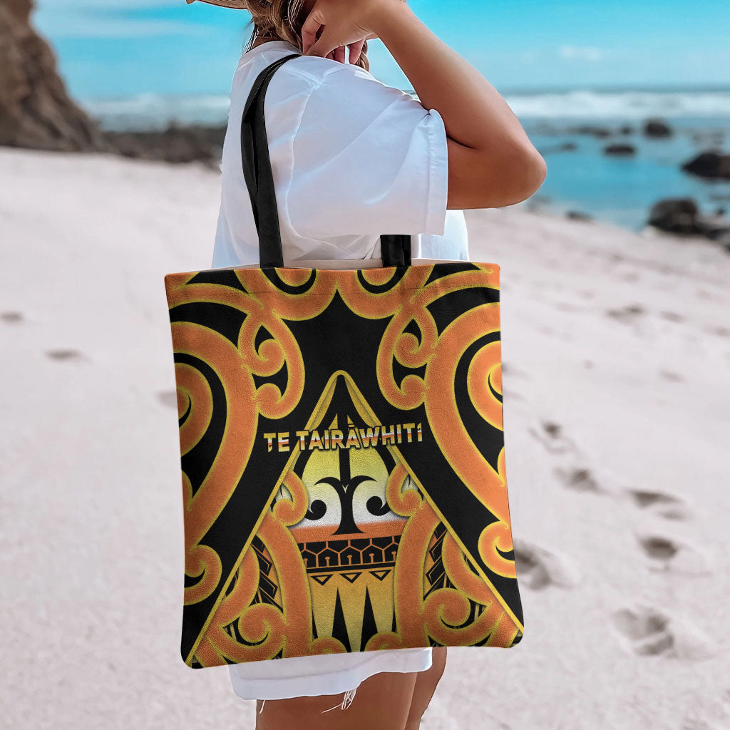 New Zealand Te Tairawhiti Tote Bag Maori Koru Pattern LT05 - Polynesian Pride