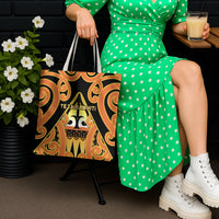 New Zealand Te Tairawhiti Tote Bag Maori Koru Pattern LT05 - Polynesian Pride