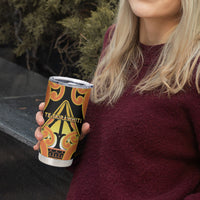 Personalised New Zealand Te Tairawhiti Tumbler Cup Maori Koru Pattern LT05 - Polynesian Pride