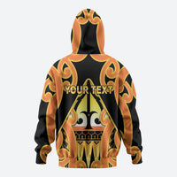 Personalised New Zealand Te Tairawhiti Zip Hoodie Maori Koru Pattern LT05 - Polynesian Pride