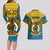 Vanuatu Sanma Province Couples Matching Long Sleeve Bodycon Dress and Hawaiian Shirt Coat Of Arms And Namele Fern Polynesian Pattern LT05 - Polynesian Pride