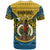 Personalized Vanuatu Sanma Province T Shirt Coat Of Arms And Namele Fern Polynesian Pattern LT05 - Polynesian Pride