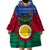 Vanuatu Shefa Province Wearable Blanket Hoodie Coat Of Arms And Namele Fern Polynesian Pattern LT05 - Polynesian Pride