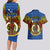 Vanuatu Tafea Province Couples Matching Long Sleeve Bodycon Dress and Hawaiian Shirt Coat Of Arms And Namele Fern Polynesian Pattern LT05 - Polynesian Pride