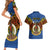 Personalized Vanuatu Tafea Province Couples Matching Short Sleeve Bodycon Dress and Hawaiian Shirt Coat Of Arms And Namele Fern Polynesian Pattern LT05 - Polynesian Pride