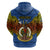 Personalized Vanuatu Tafea Province Hoodie Coat Of Arms And Namele Fern Polynesian Pattern LT05 - Polynesian Pride