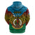 Vanuatu Torba Province Hoodie Vanuatuan Coat Of Arms Polynesian Pattern LT05 - Polynesian Pride